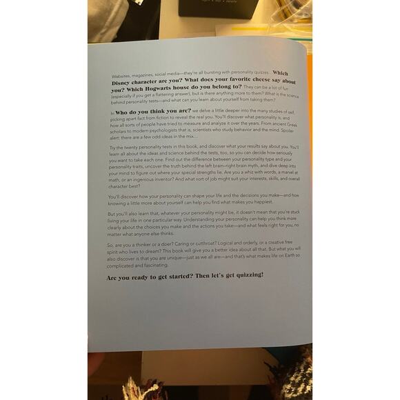 Who Do You Think You Are psychology test novelty book - Picture 6 of 6